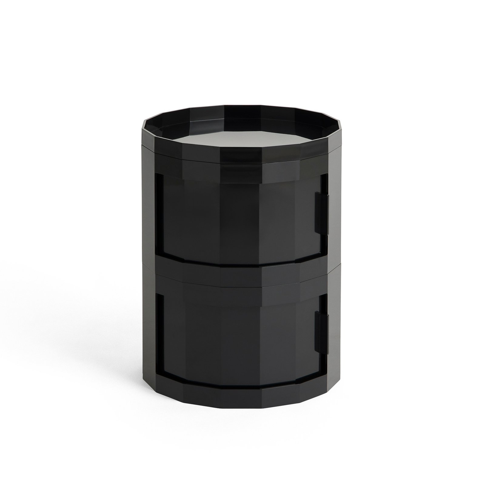 Facet Cabinet 20 sidobord, antracit, ABS - HAY Facet Cabinet 20 sidobord, antracit, ABS - HAY