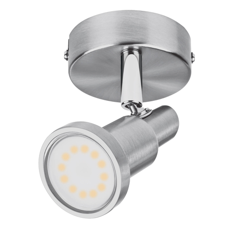 LEDVANCE Niclas LED-Strahler, nickel, 1-flammig