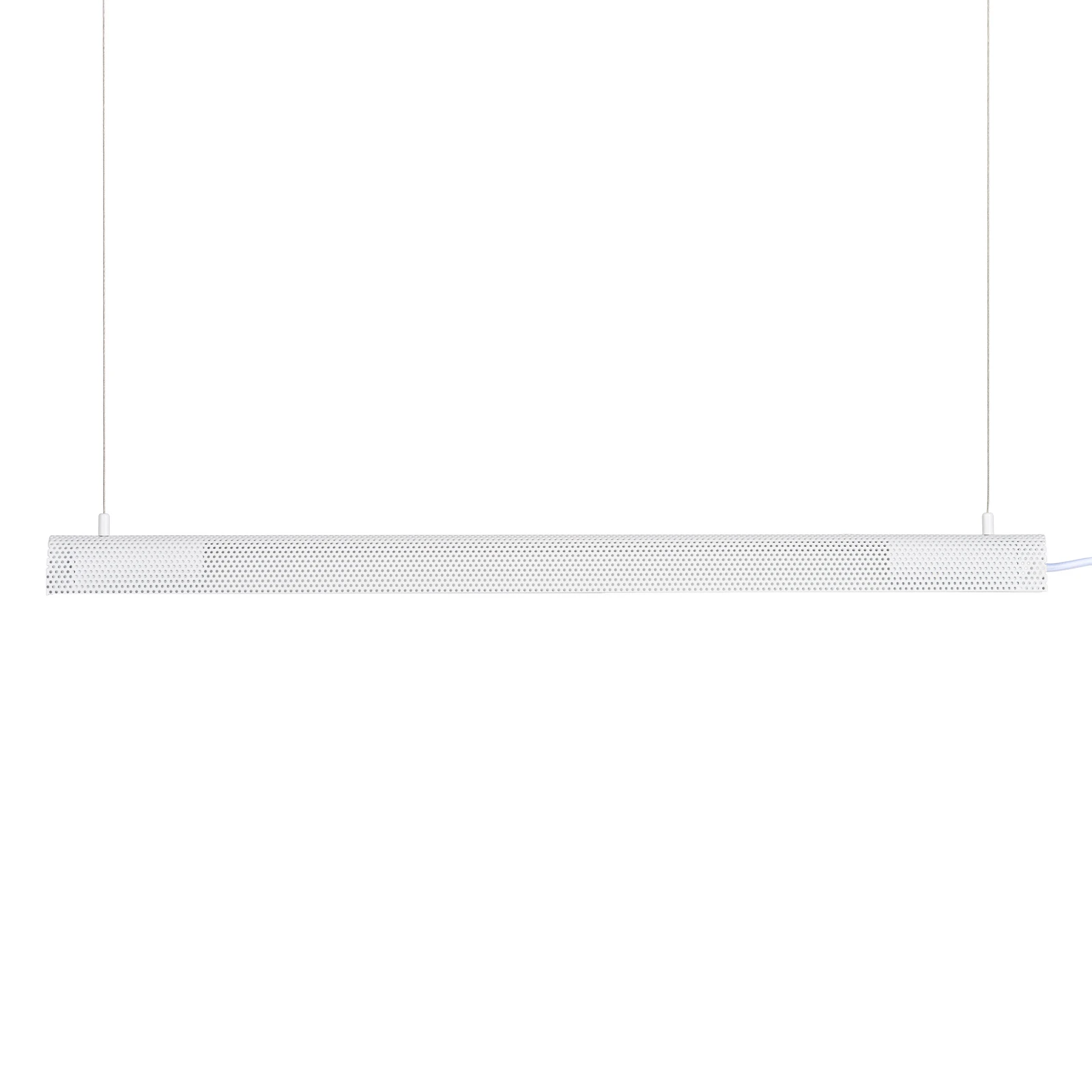 Suspension GEJST Radent, blanche, longueur 70 cm, G13 LED
