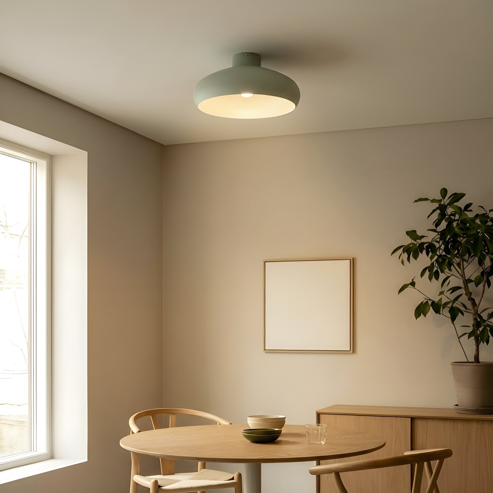 Elover Taklampe Lyse Grønn - Lindby