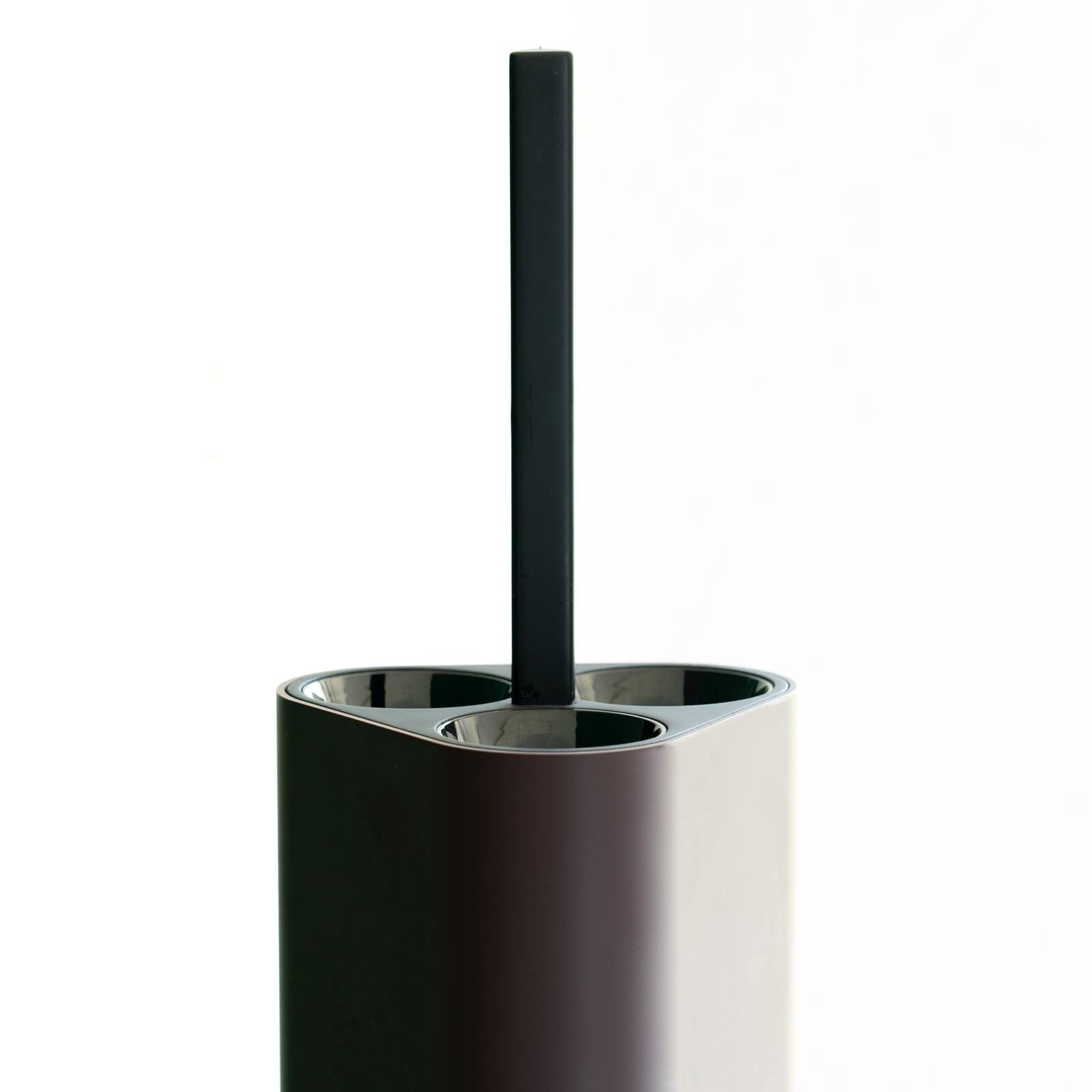 Lampa stołowa LED Emi firmy FLOS, ciemnoczerwona, ściemniana, wysokość 114