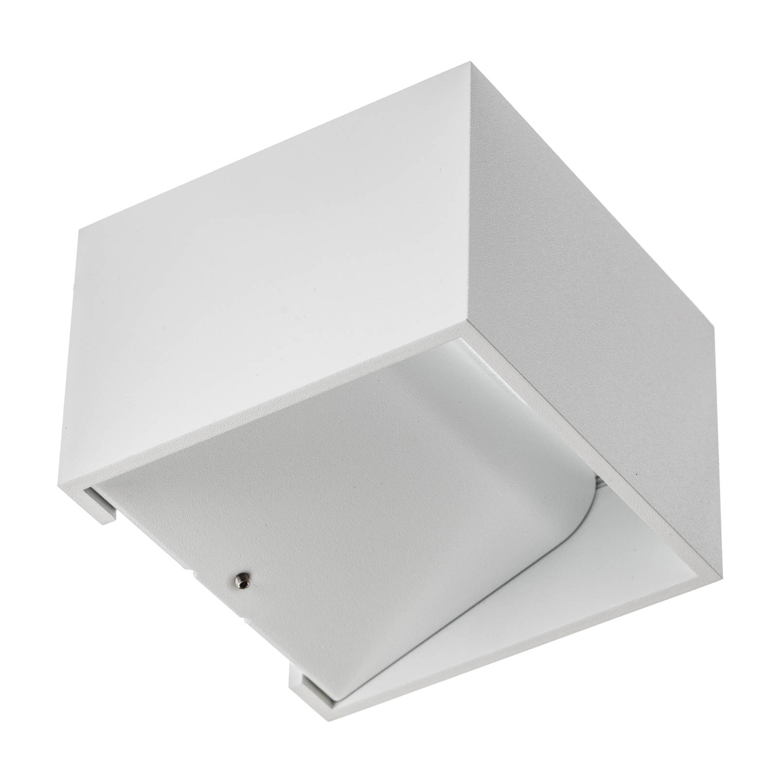 SLV Logs In LED-Wandleuchte 10 cm weiß/weiß