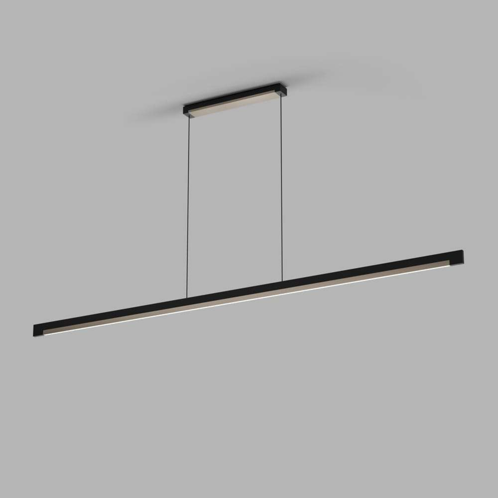 Inlay S1900 Linear Lustră Pendul Matt Black/Silver Gold - Light-Point