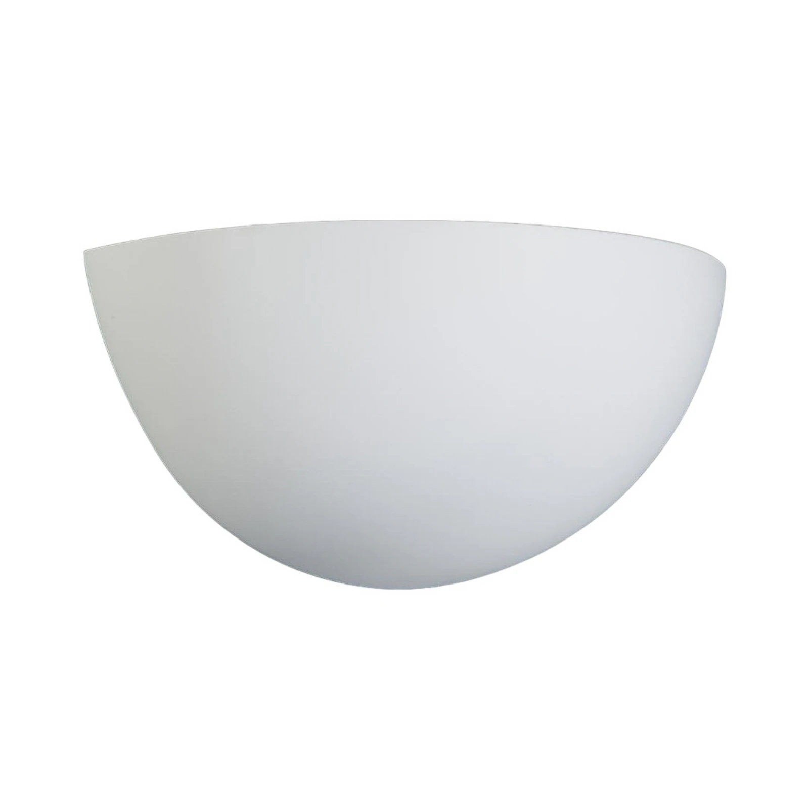Aplique de pared Lindby Pascali, altura 13 cm, blanco, escayola