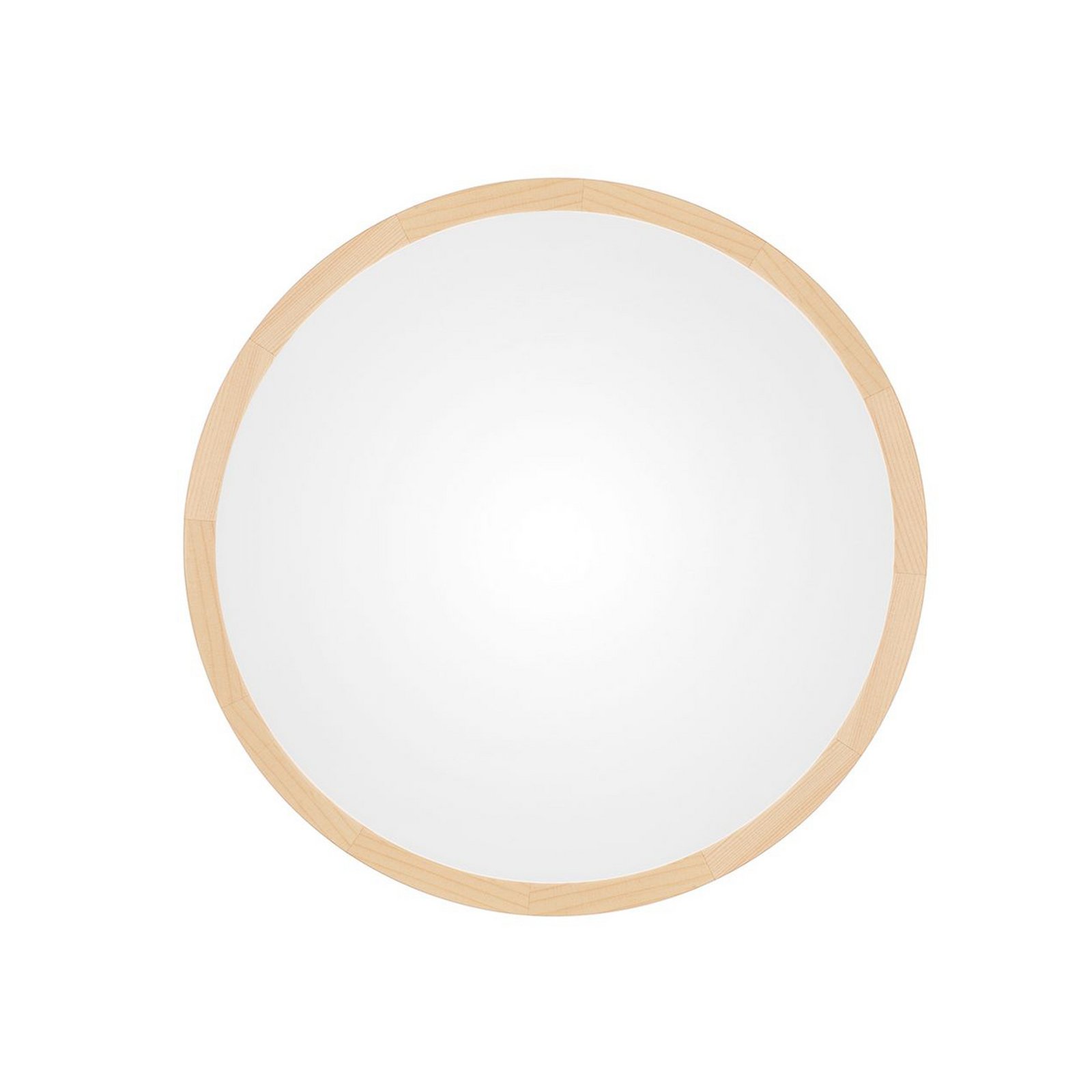 Plafonnier Cleo DR800, bois de pin, Ø 80 cm, à 6 lampes, E27