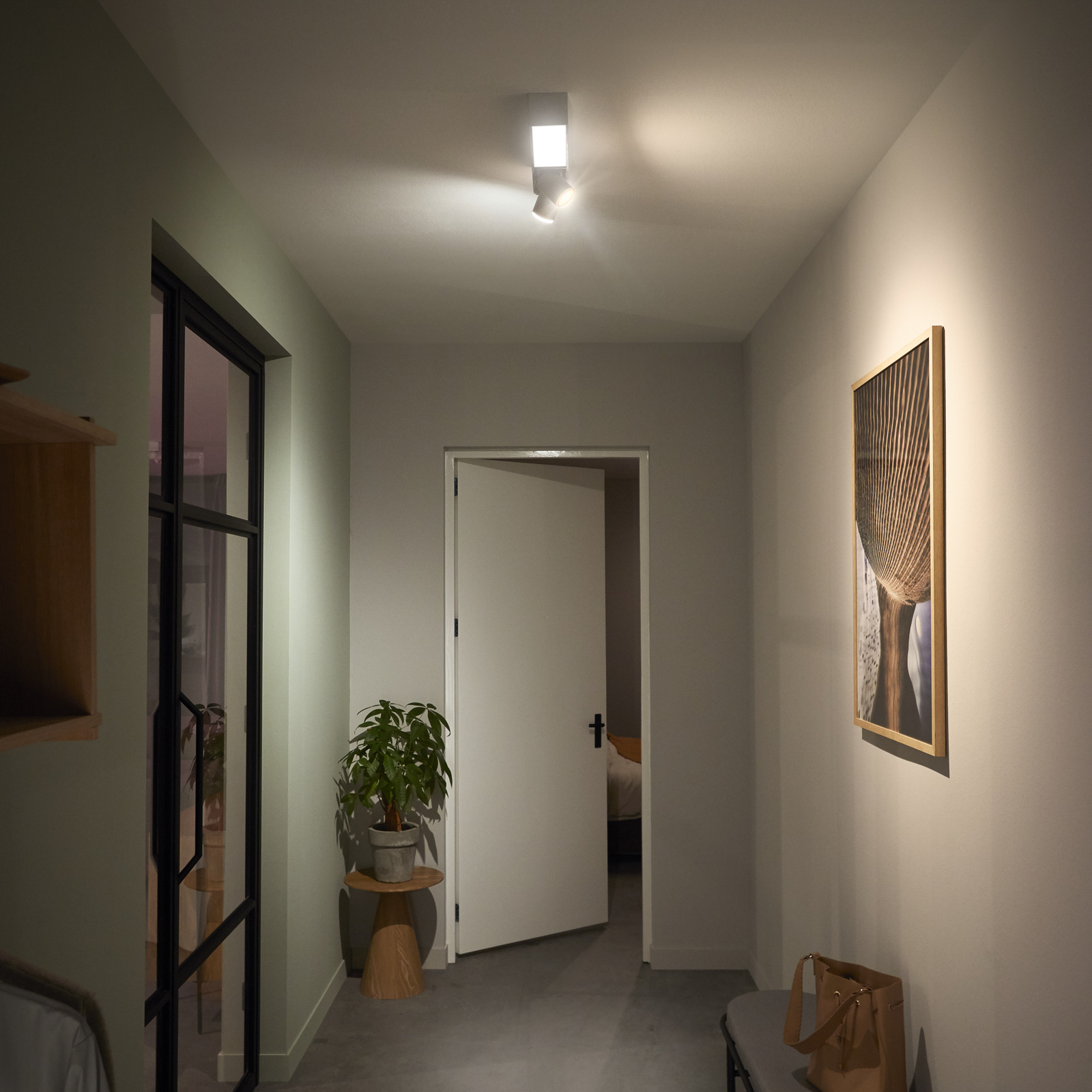 Philips Hue Centris LED-loftspot, hvid, 2 lyskilder, RGB CCT