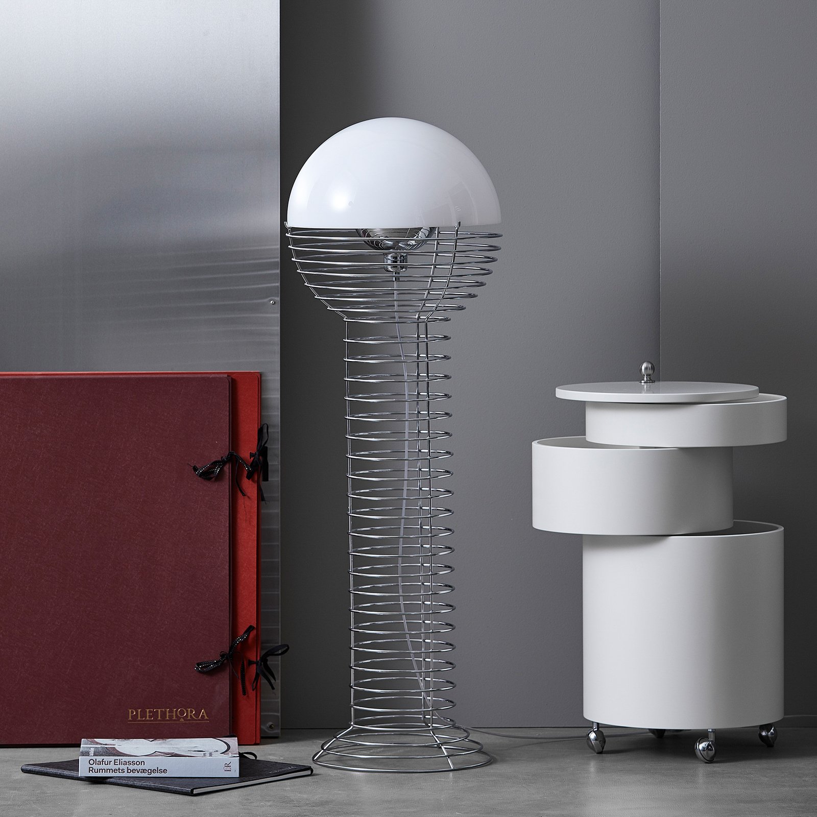 Wire Golvlampa Vit - Verpan