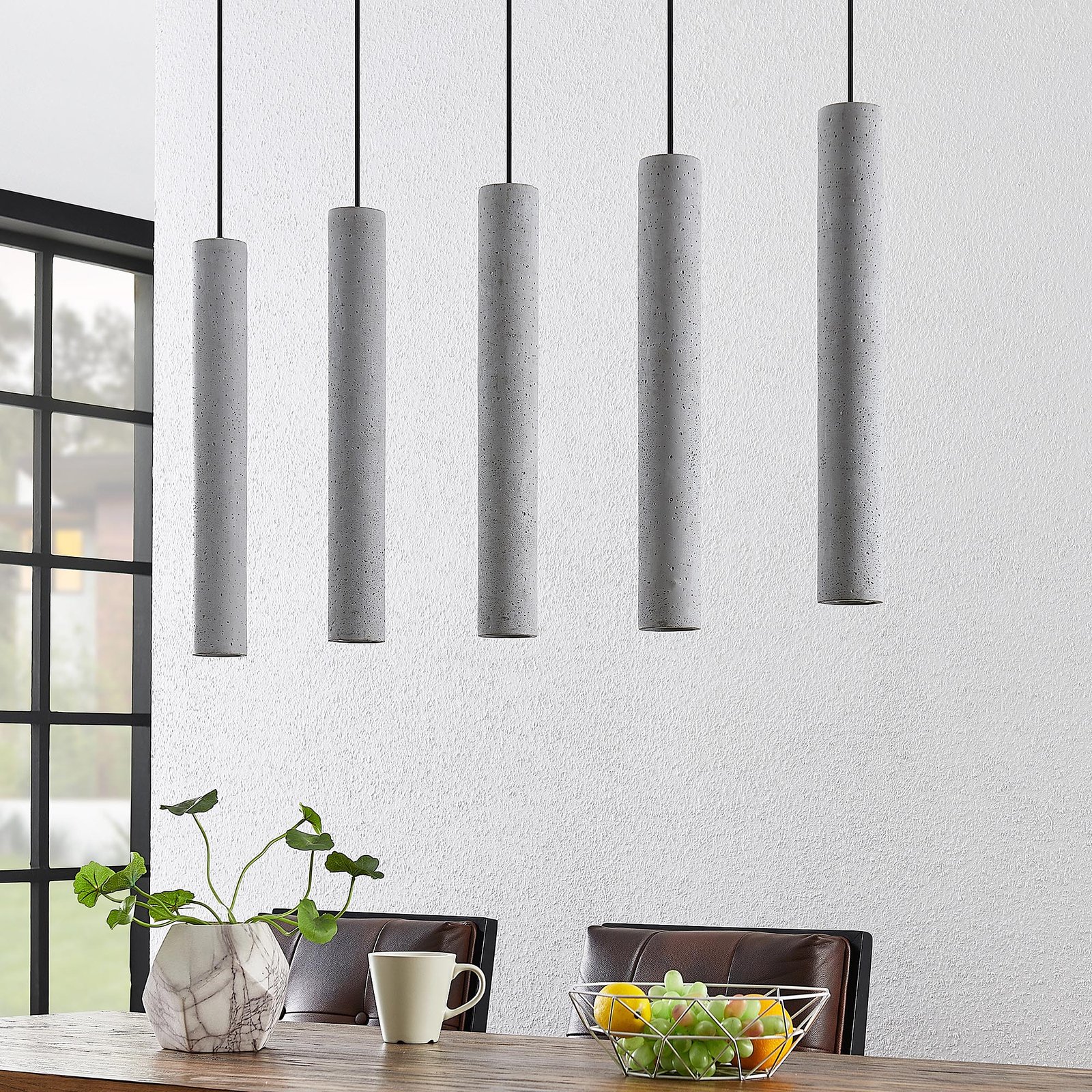 Concretto 5 Taklampa Concrete - Lindby