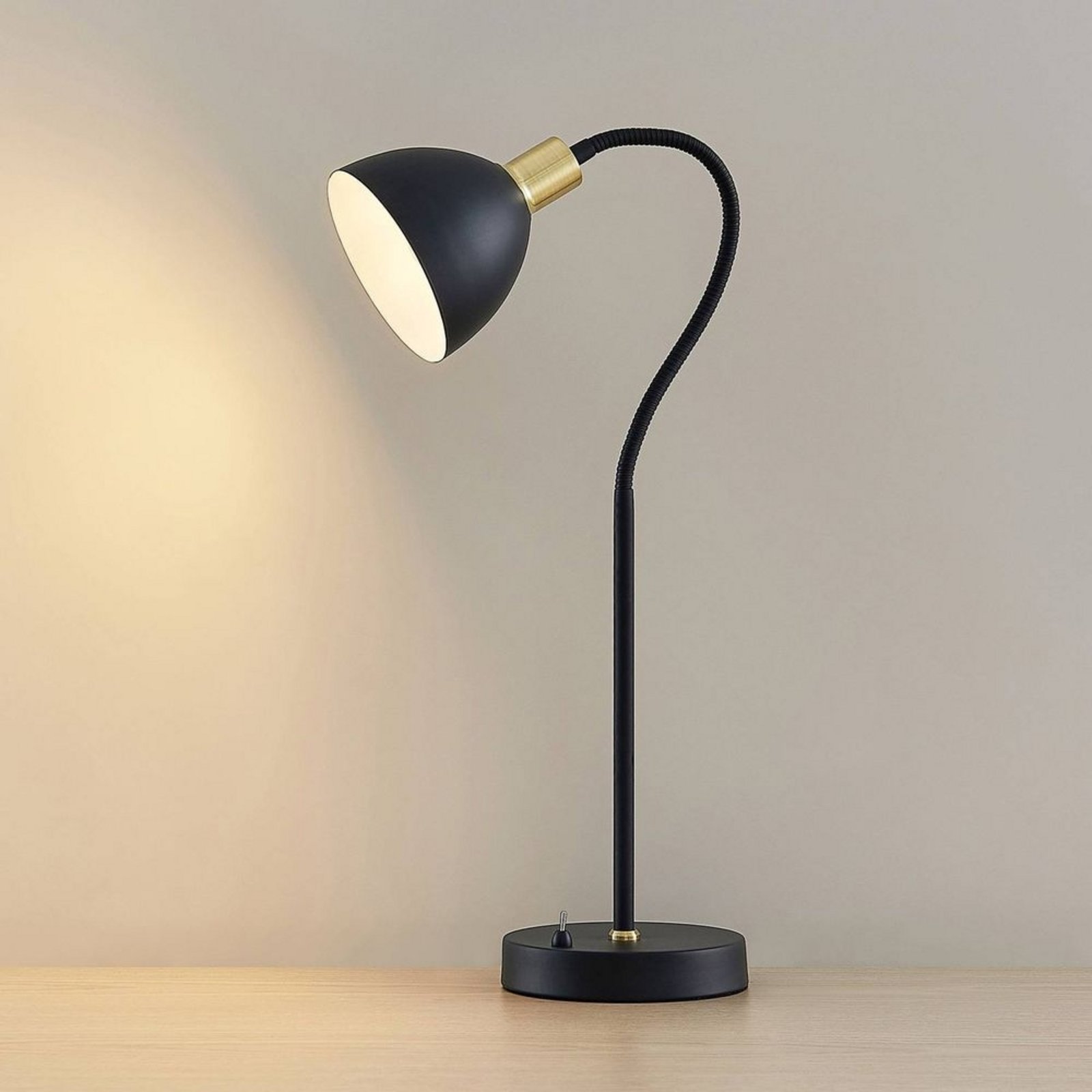 Genora Lampă de Masă Black - Lindby