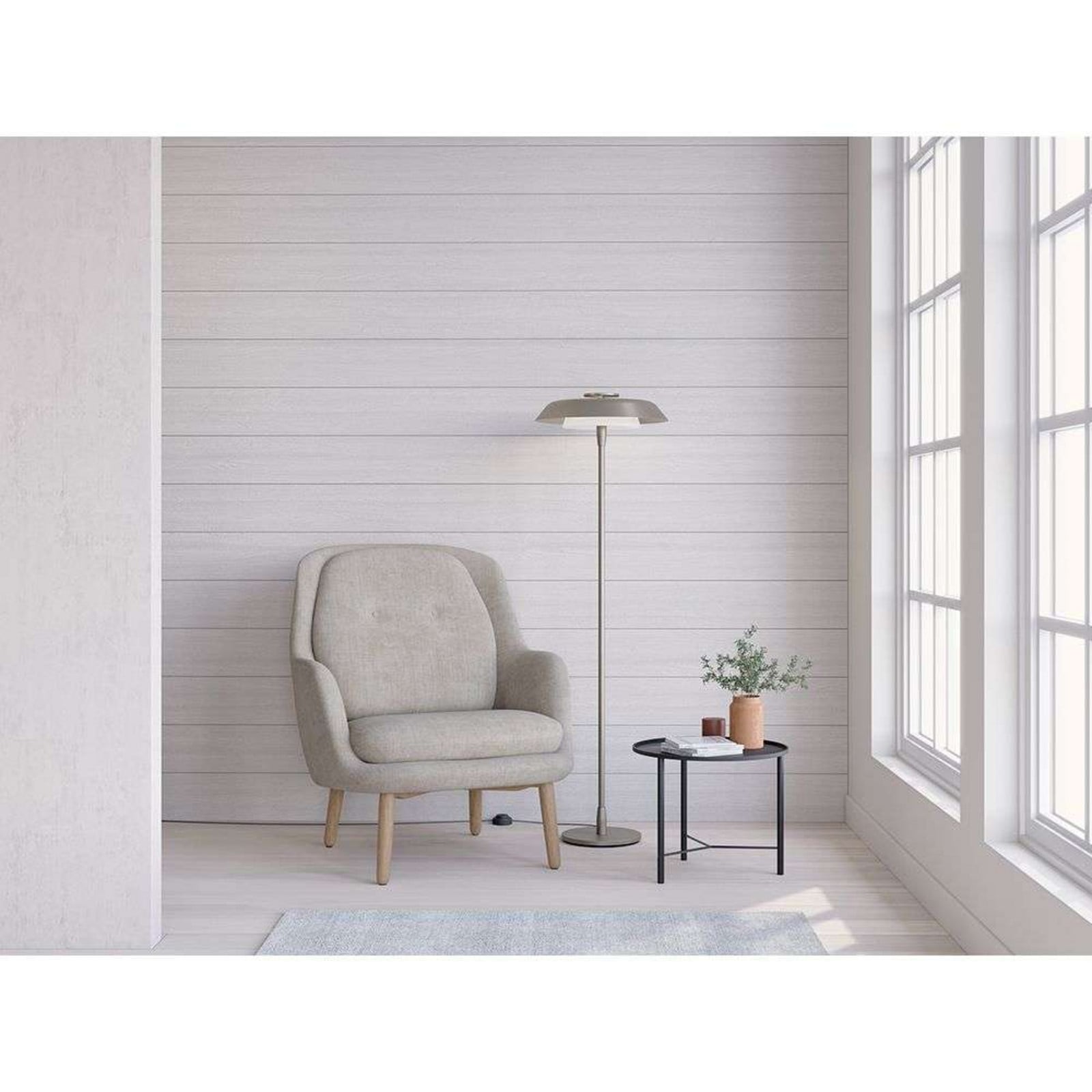 Horisont Stehleuchte H141 Metallic Golden Belid - Wohnzimmer