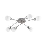 Agmar 6 Ceiling Lamp Nickel - Lindby