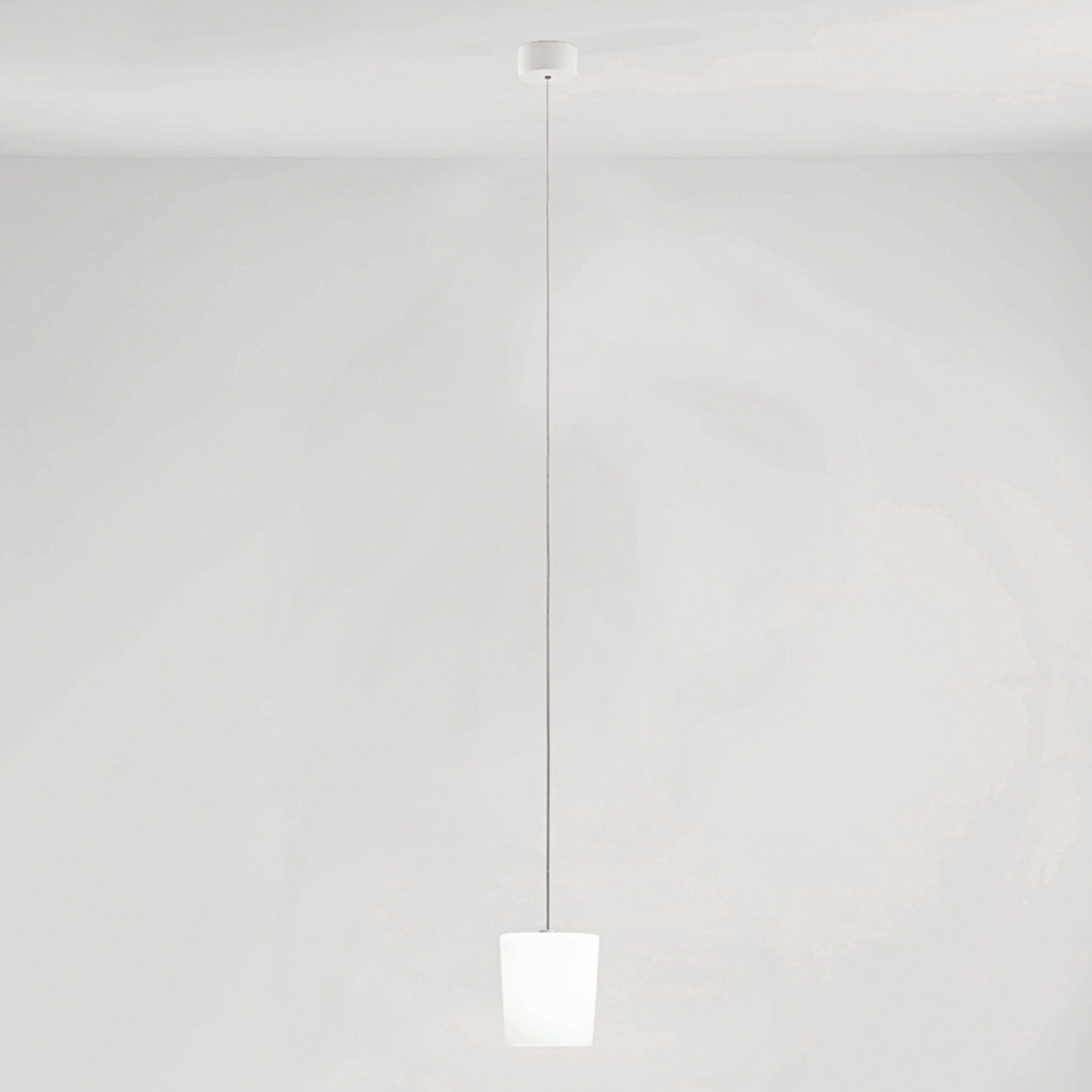 Prandina Chorus Mini S1 závesná lampa, opál biela