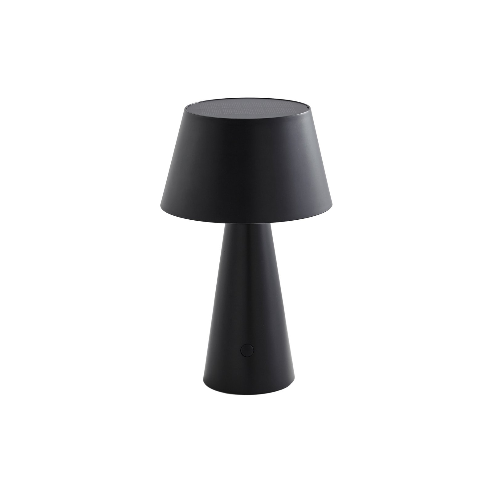 Lindby LED solar table lamp Lirinor black plastic 13 cm