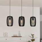 Bajazzara pendant light, cage shades, 3-bulb