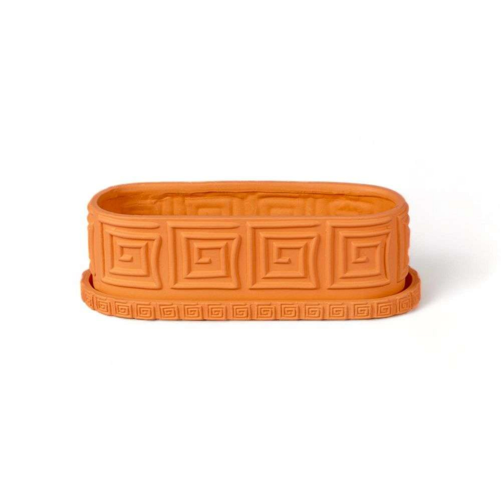 Magna Graecia Greca Box With Subpot Terracotta - Seletti