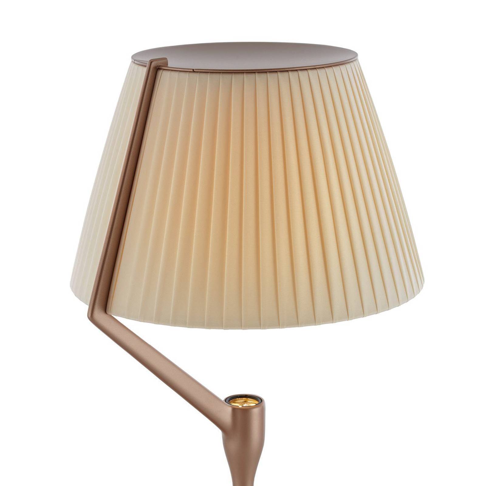 Lampa stołowa LED Kartell Angelo Stone, miedź, ściemniana