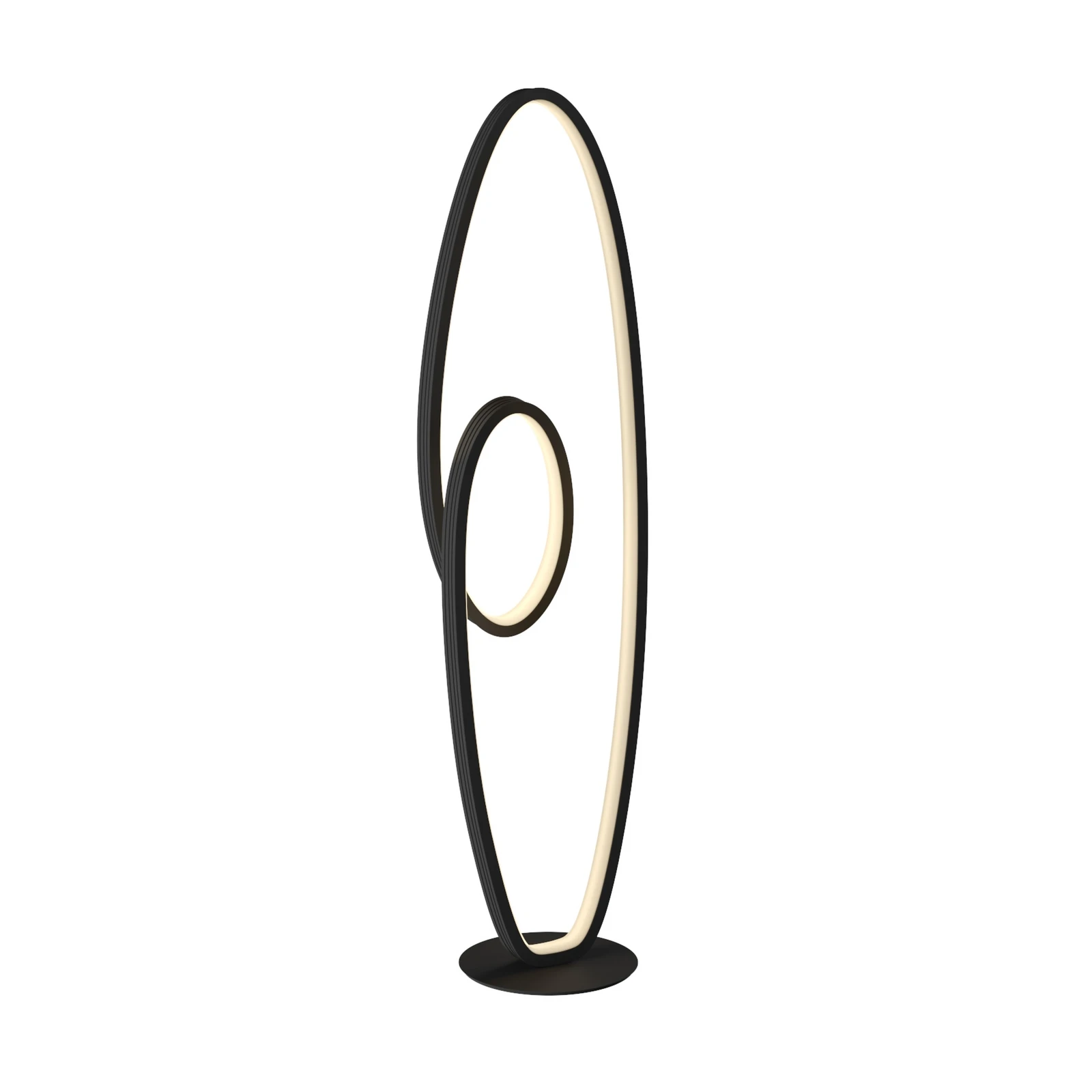 "Lucande" LED grindų šviestuvas Bronwyn, 122 cm, antracitas, aliuminis