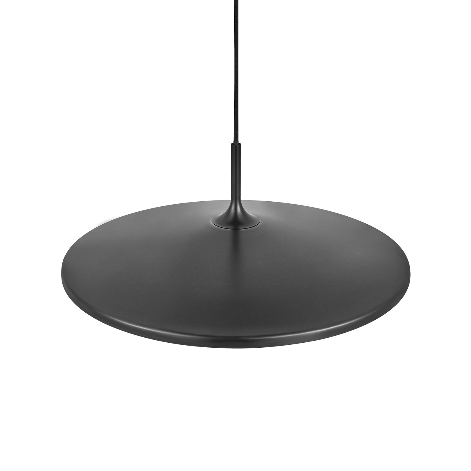 Závěsné svítidlo Balance LED, 3stupňové stmívání, černé, Ø 42 cm