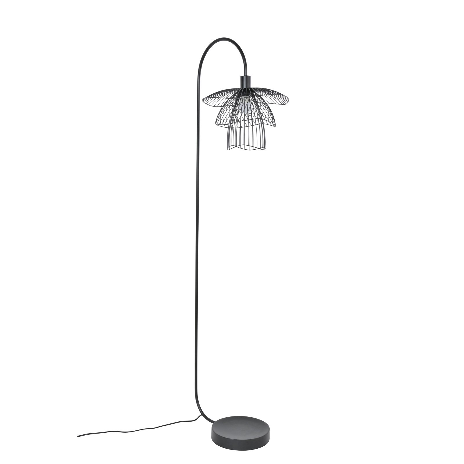 Lampa stojąca Forestier Papillon XS, czarna