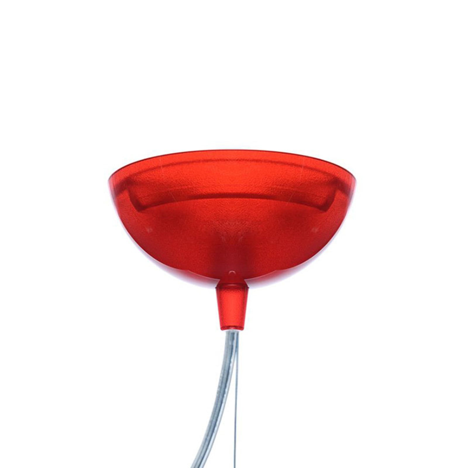 Small FL/Y LED-Hängeleuchte rot - Kartell