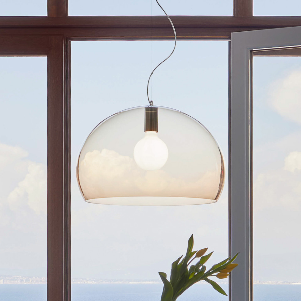 Kartell FL/Y pendellampa Cola, brun / rost från Kartell
