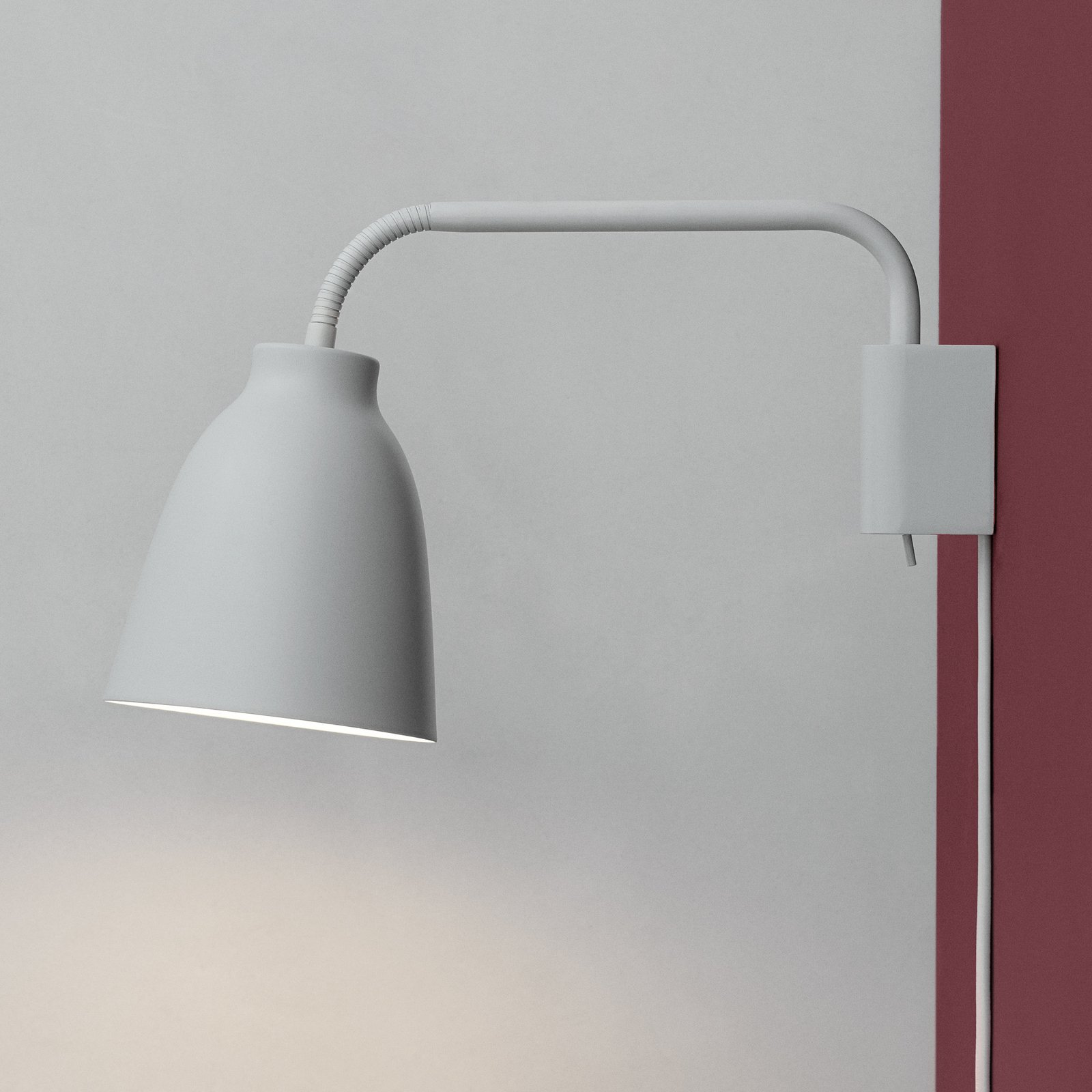 Caravaggio Read Vegglampe Hvit - Fritz Hansen