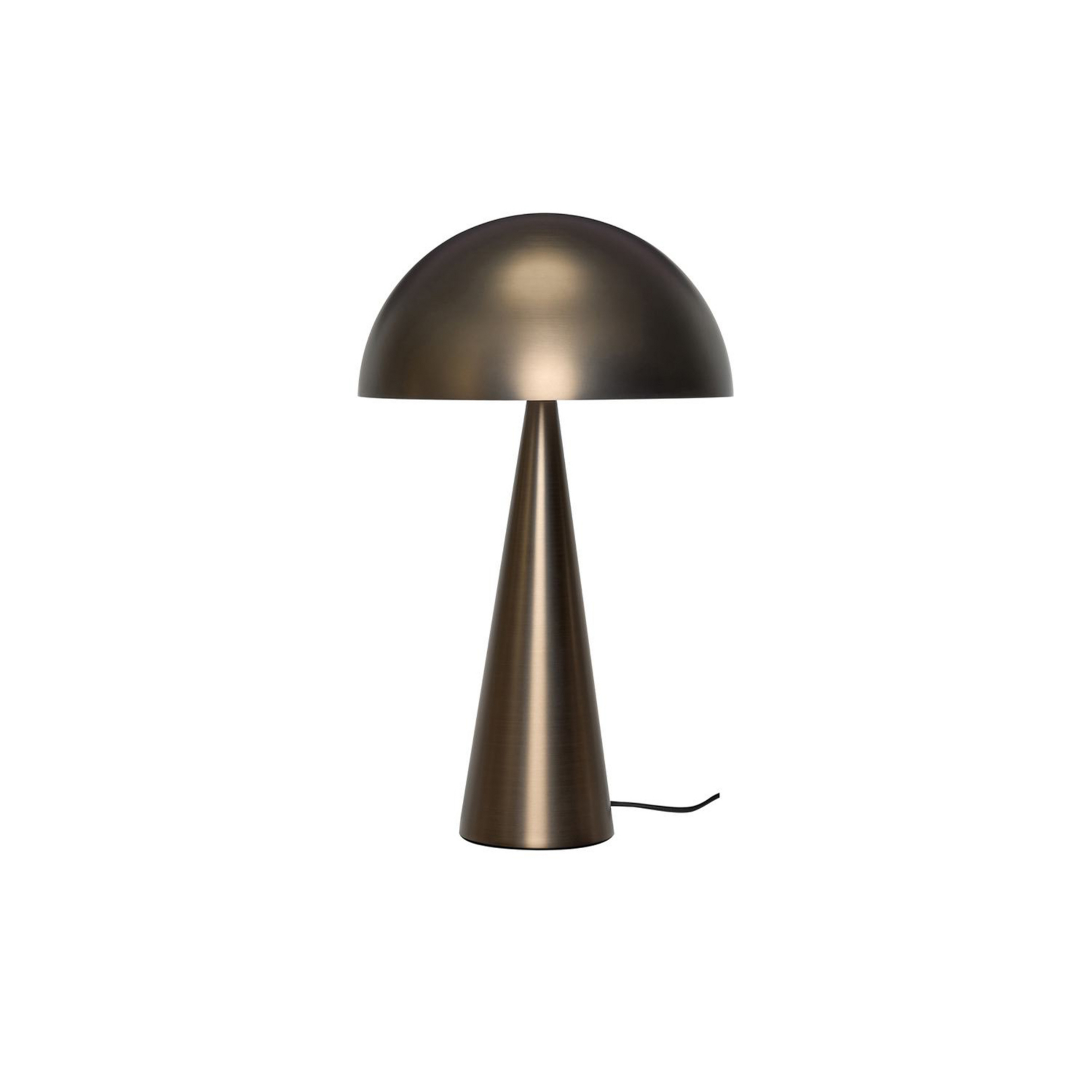 Mush bordslampa, brunnad mässing, höjd 50 cm - HÜBSCH