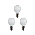 3-pack Bombilla LED 4W (470lm) Ópalo CRI95 Regulable E14 - e3light