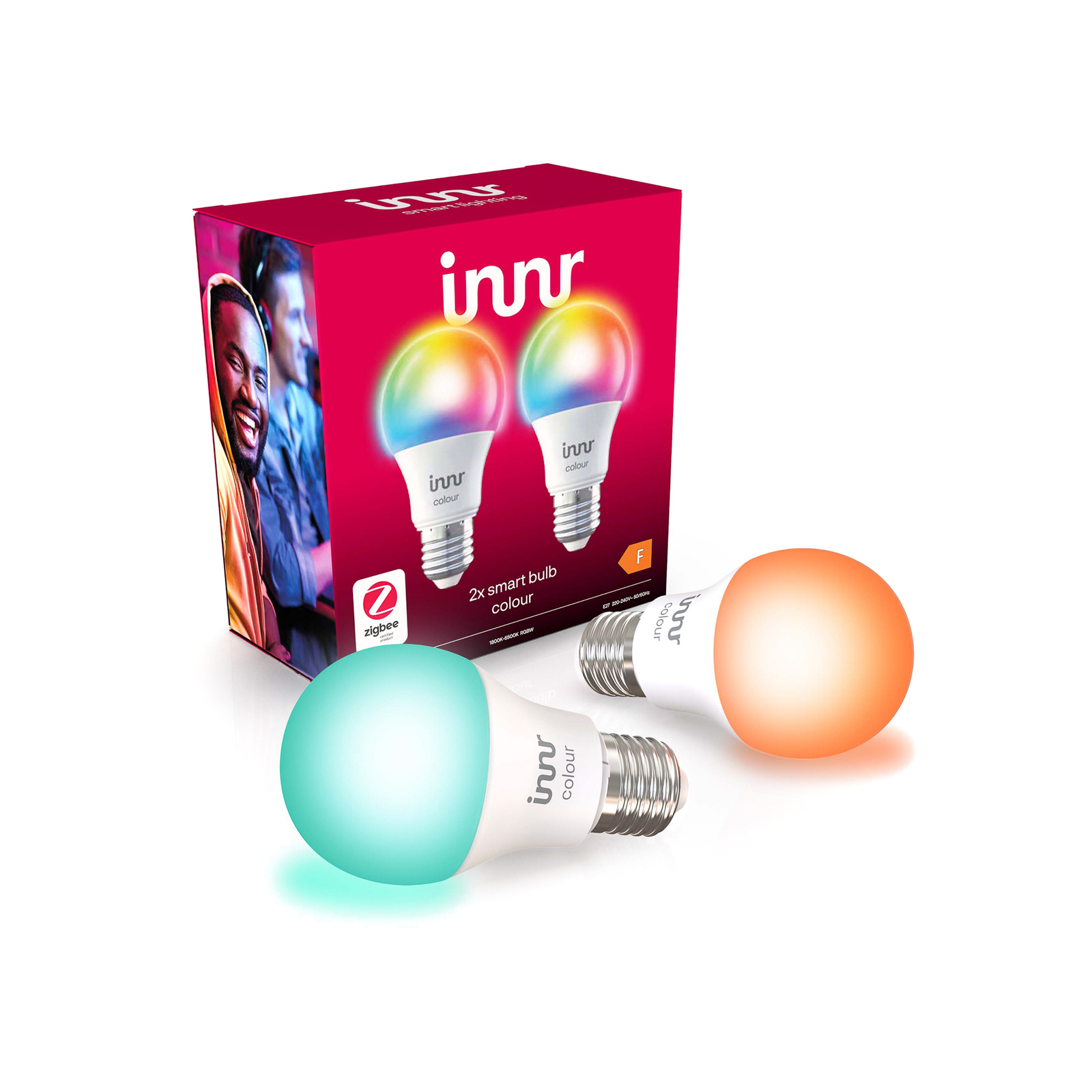 Innr LED žiarovka Smart Bulb Colour E27 8,5W 2 ks
