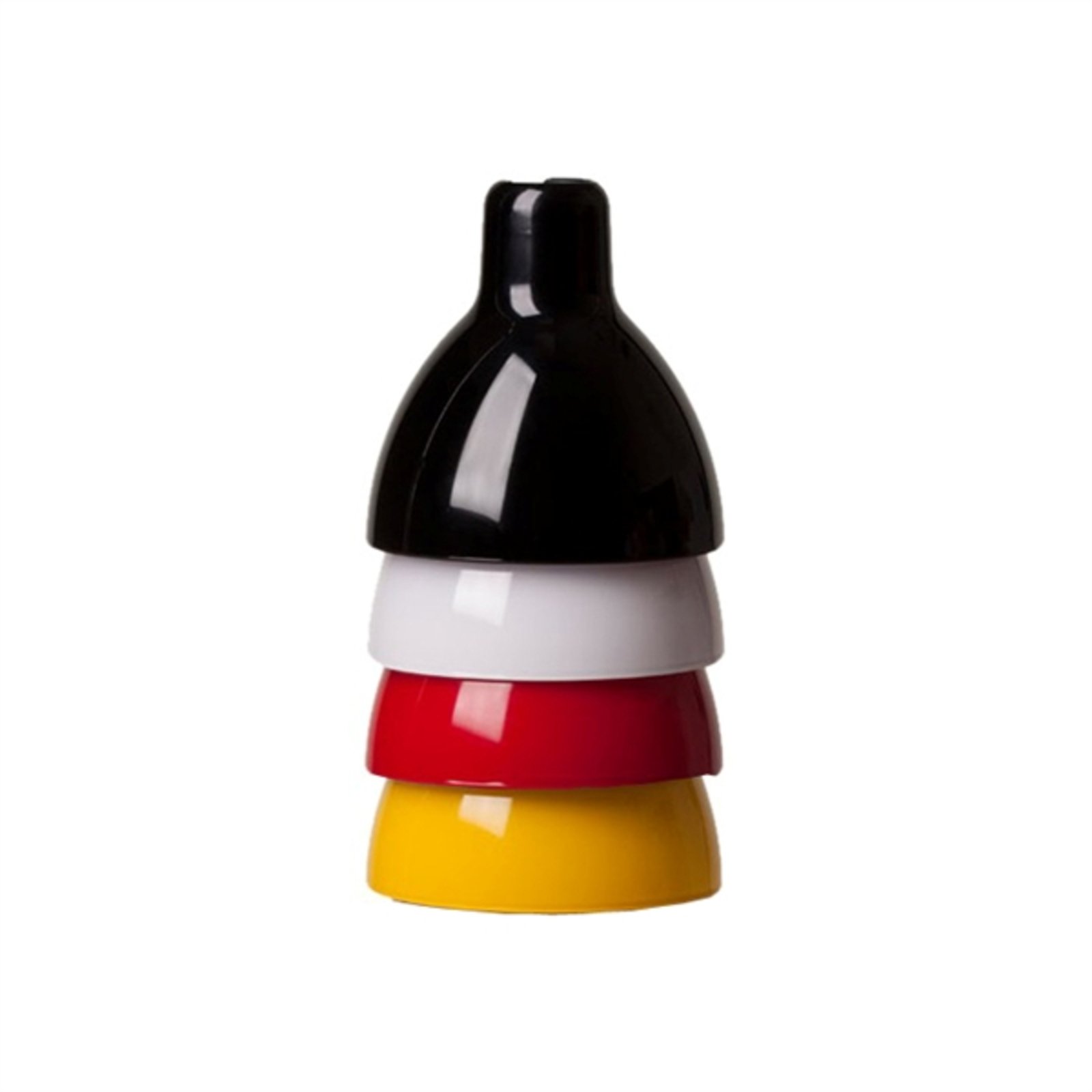 Luxy W2 Vägglampa Alu/Röd - Rotaliana