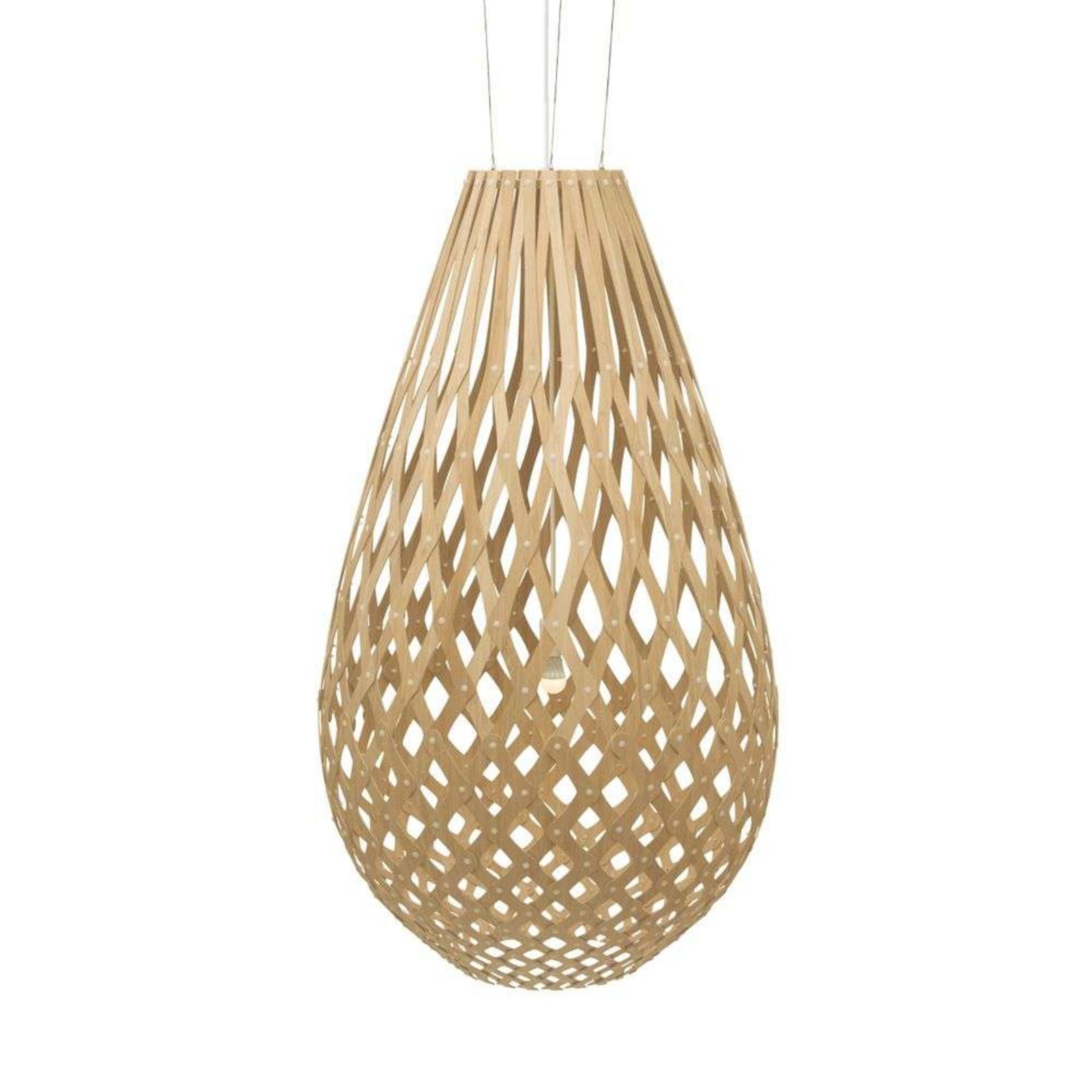 Koura Lustră Pendul H160 Bamboo - David Trubridge