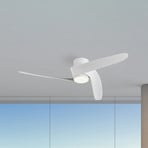 Smart LED-Deckenventilator Groenland S, weiß, DC, leise, CCT
