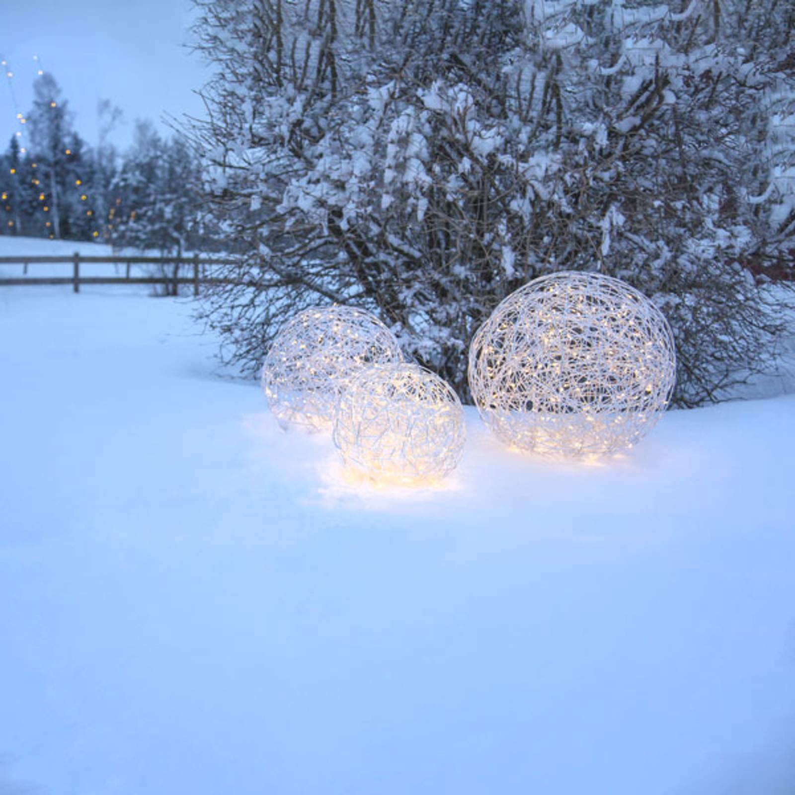 Dekoracja zewnętrzna LED Trassel Ø 50 cm