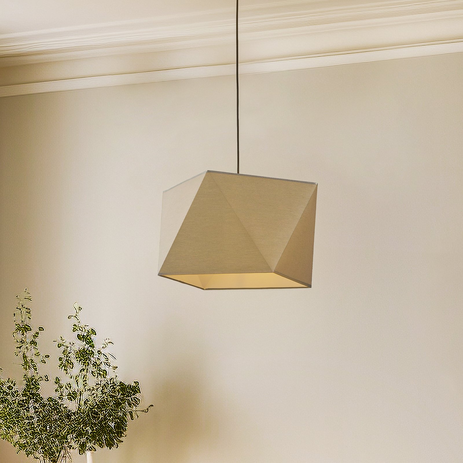 Hanglamp Thea, 1-lamp, grijs