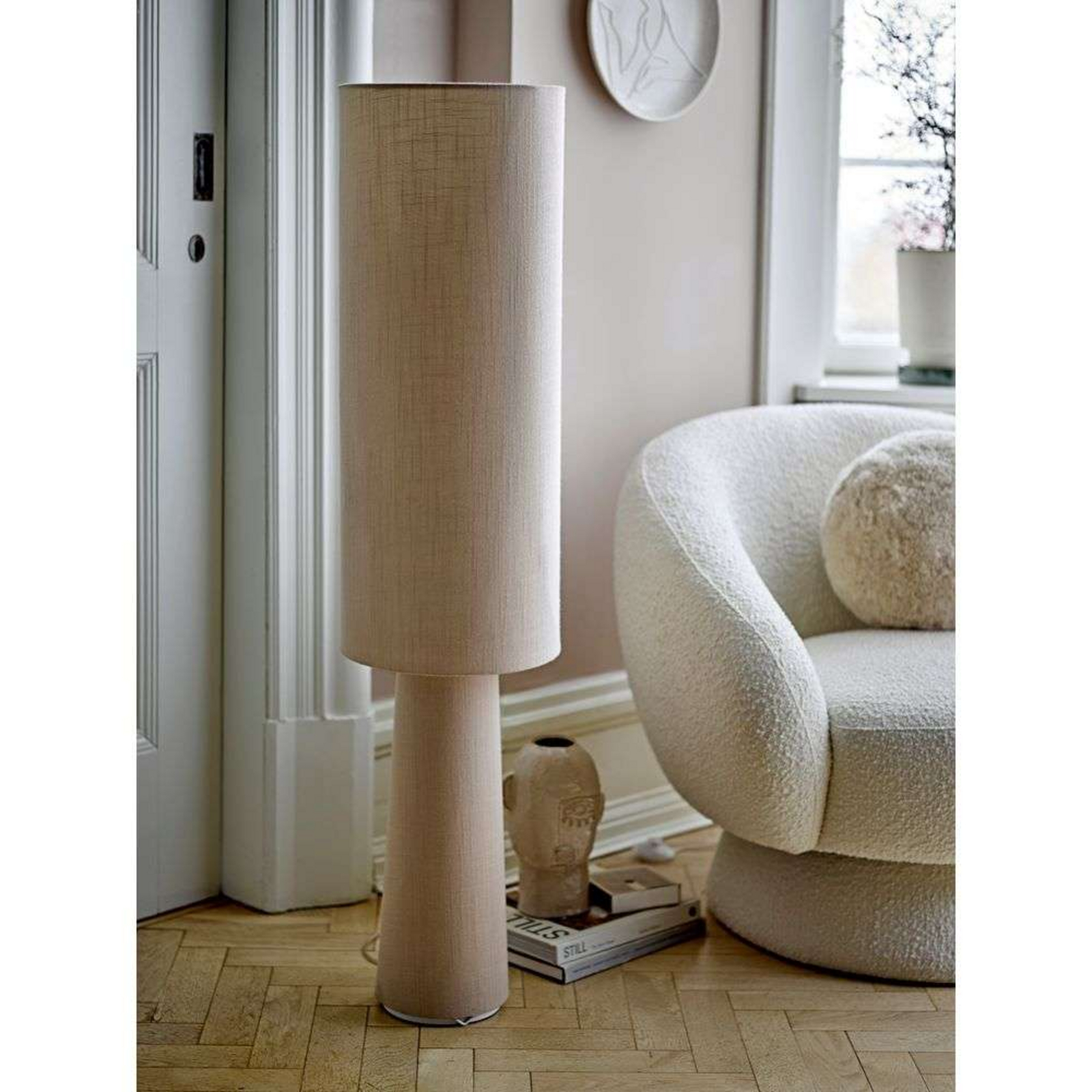 Emmie Floor Lamp Natural - Bloomingville