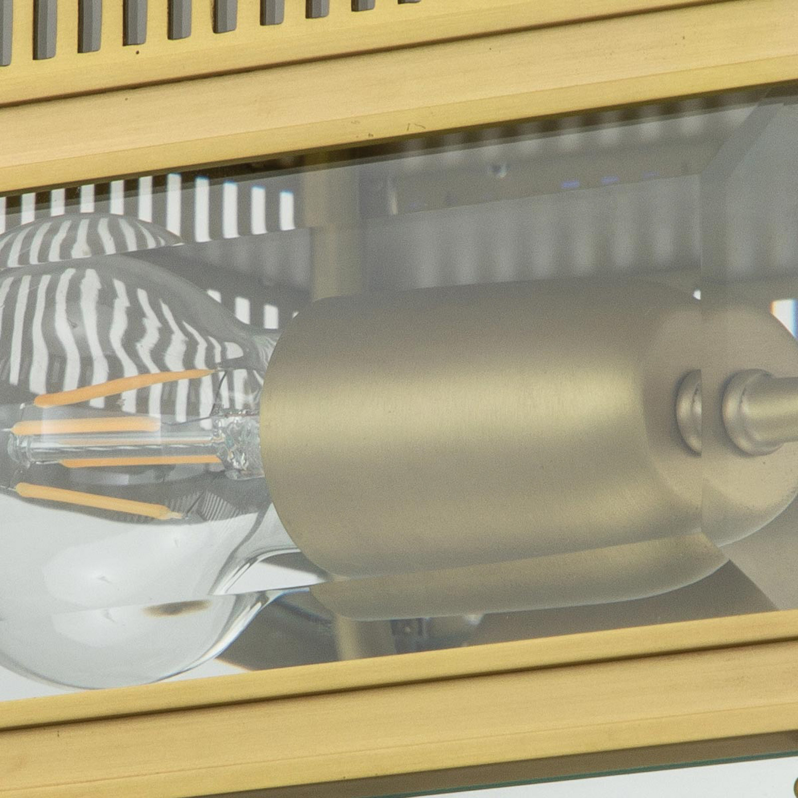 Plafonnier d’extérieur Holborn - Laiton brossé - Design antique