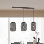 Schöner Wohnen Calla hanglamp 3-lamps zwart