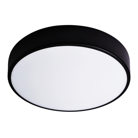Deckenleuchte Cleo 600, Sensor, Ø 60cm schwarz