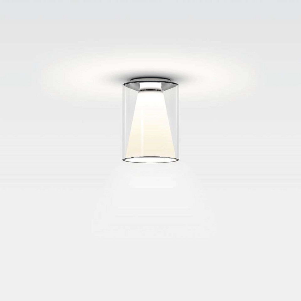 Serien Lighting Drum 2700K Plafond S Long, transparent från Serien Lighting