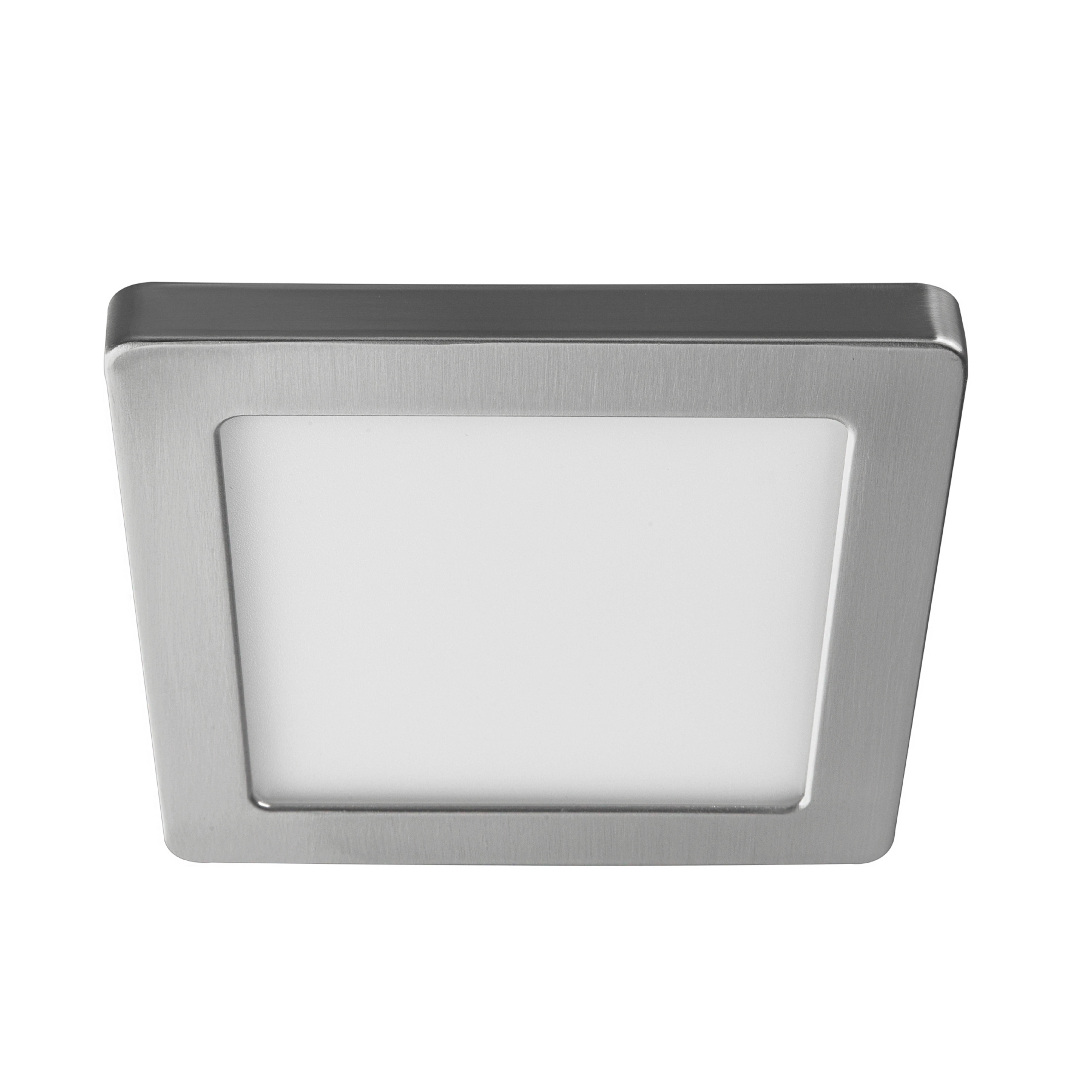 Cadre pour panneau LED Selesto, carré, nickel