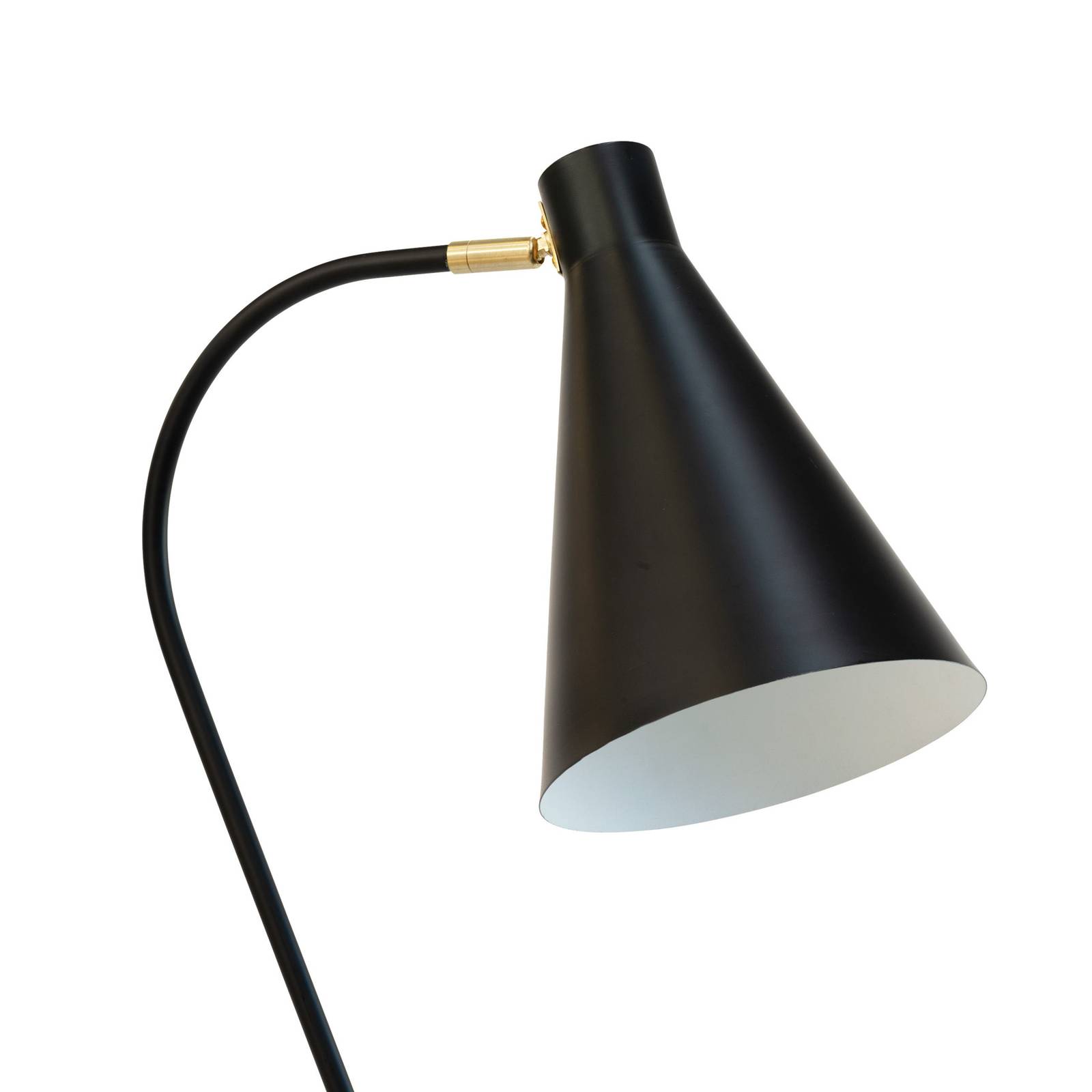 Dyberg Larsen lampa podłogowa Miles, czarny, wysokość 154,5 cm