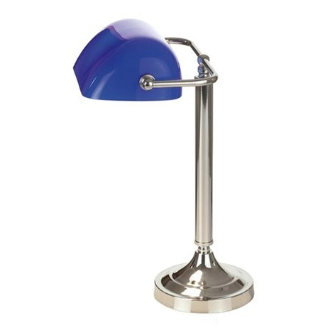 Klassieke tafellamp TINEKE blauw