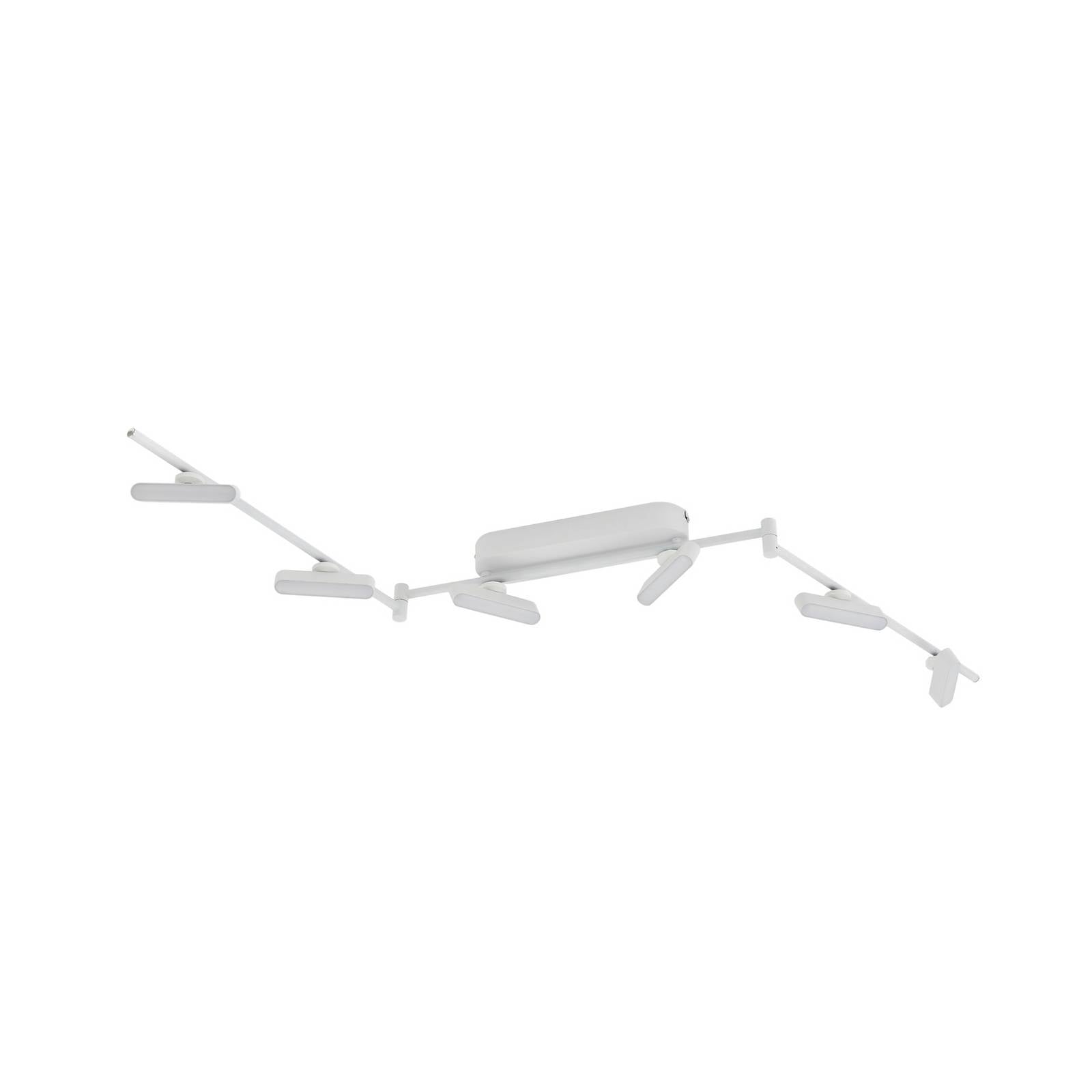 Lindby LED-Strahler Eldrin, weiß, 6-flg., Lichtleiste