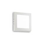 Ideal Lux Candeeiro de parede LED Universal, branco, alumínio, 17x17 cm