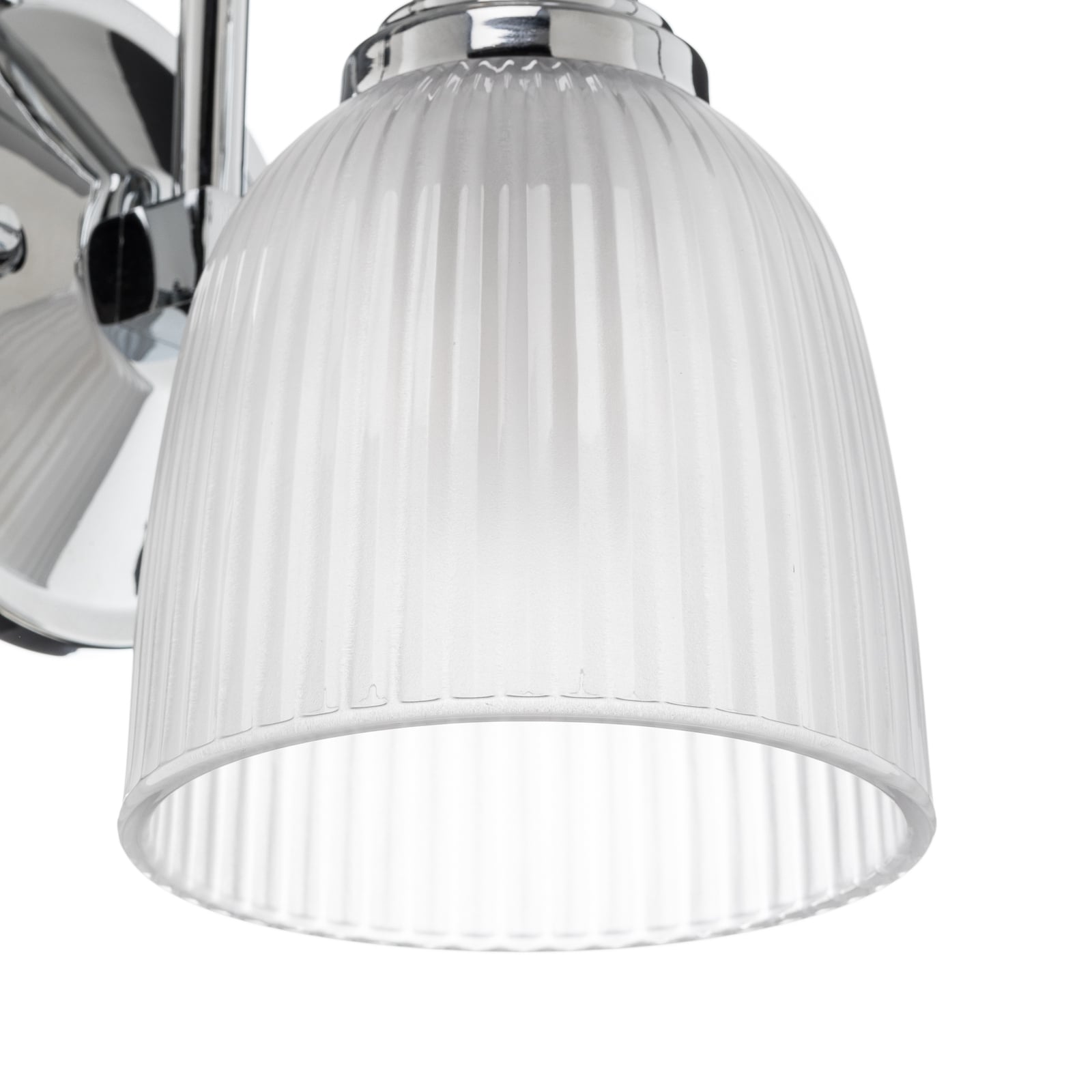 Applique murale LED Cora pour salle de bain, à 1 lampe, verre, IP44 - Elstead