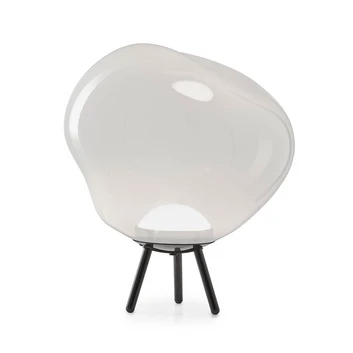 Melt Portable Lampadaire/Suspension Opale Black - Tom Dixon