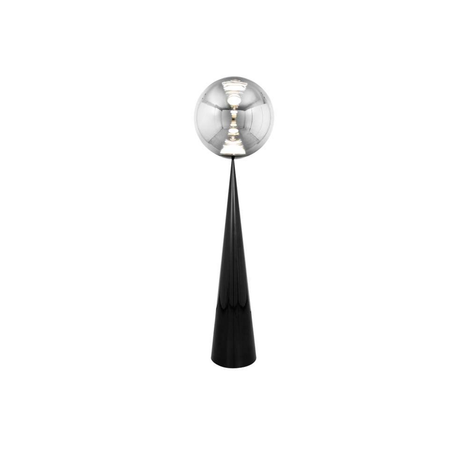 Globe Fat Lampadar Silver/Black - Tom Dixon