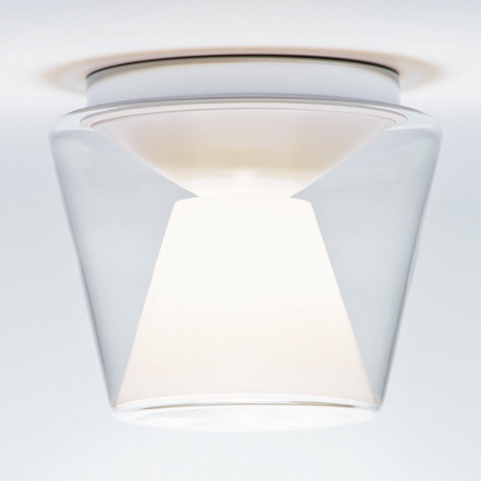 Plafonnier LED de designer en verre soufflé Annex