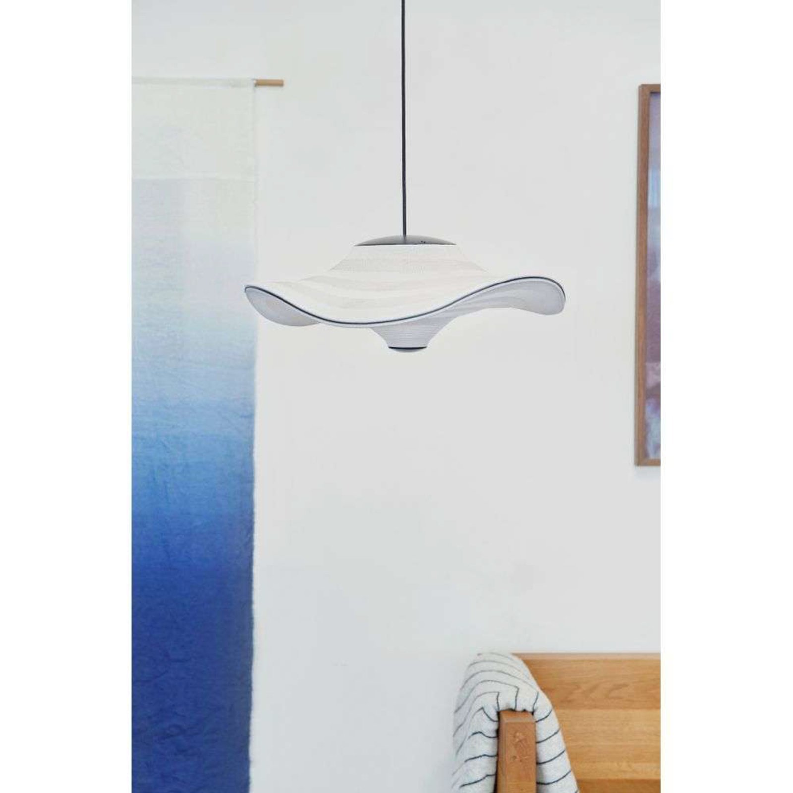 Flying Ø78 LED Lustră Pendul Ivory White - Made By Hand