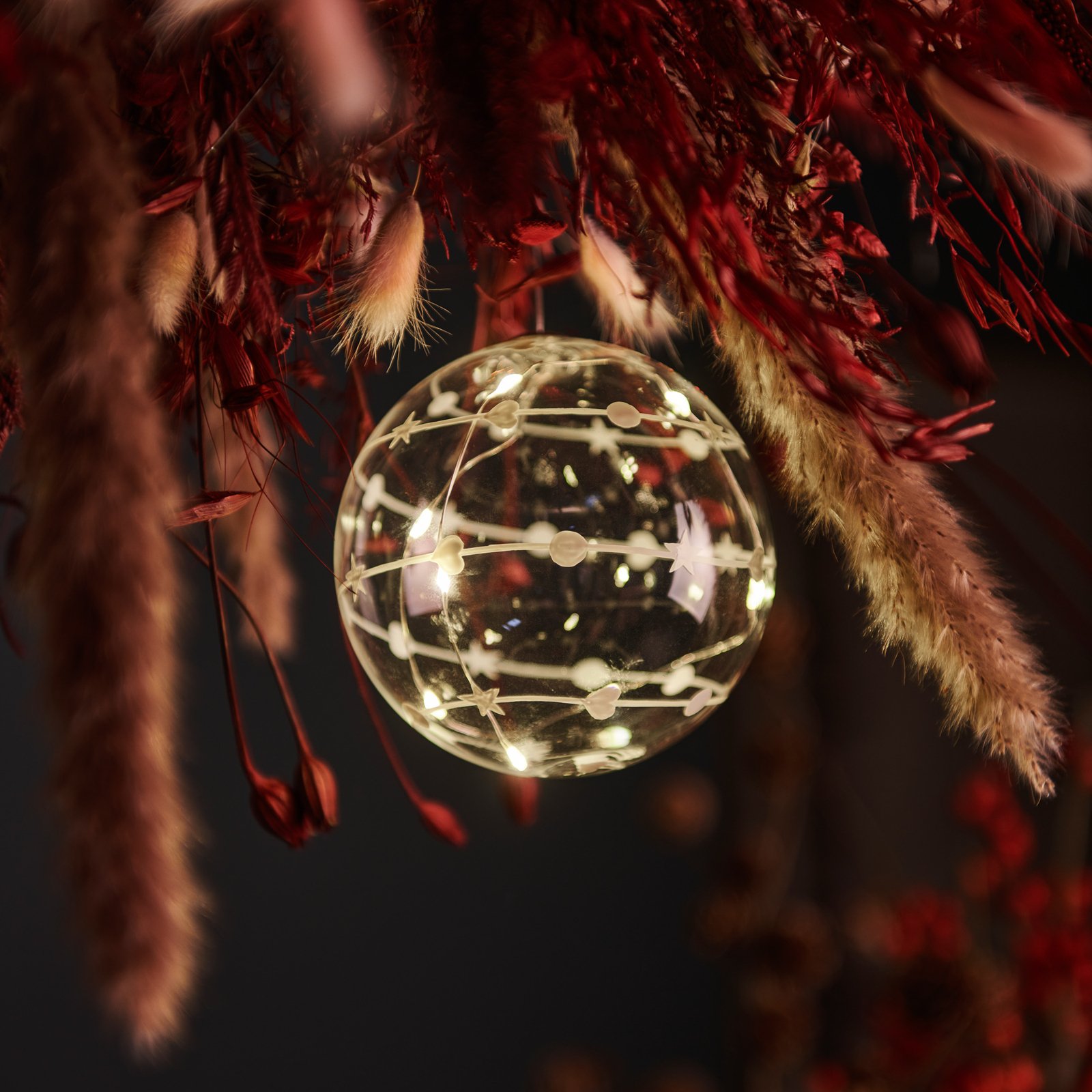 Závěsná ozdoba Sweet vánoční koule, Ø 10cm